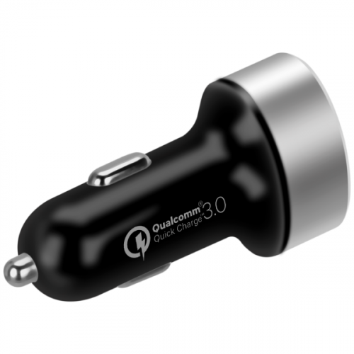 Автомобильное зарядное устройство Momax Dual-Port USB Fast Black (UC9D)