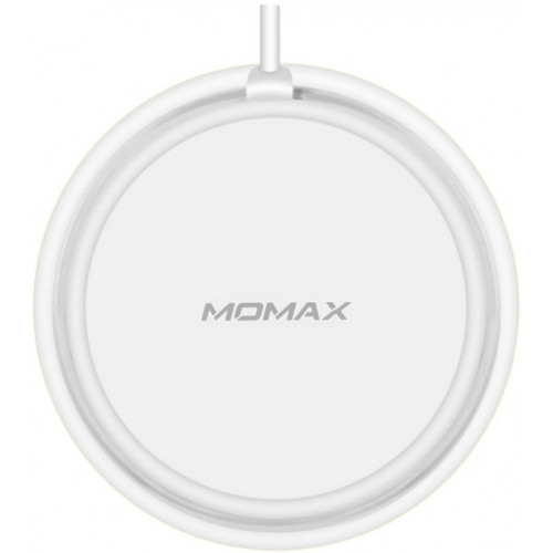 Бездротове зарядний пристрій Momax Q.Dock Crystal Wireless Charger White (UD8W)