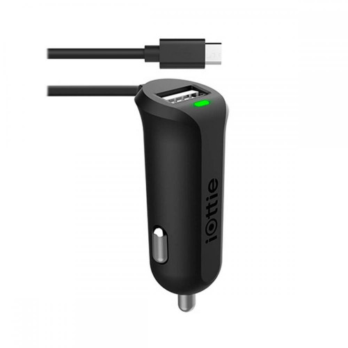 Автомобільний зарядний пристрій iOttie RapidVolt Mini Car Charger with Micro USB Cable (4.8A, 1USB) Black (CHCRIO102)