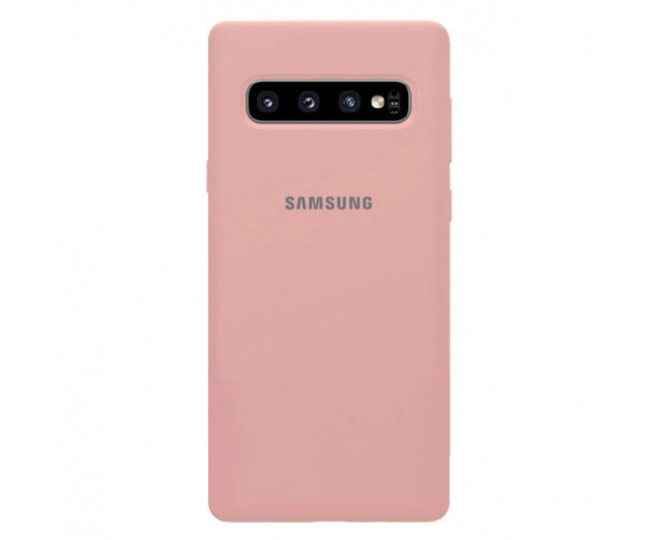 Чохол Samsung Silicone Cover для Samsung Galaxy S10 Pink Sand