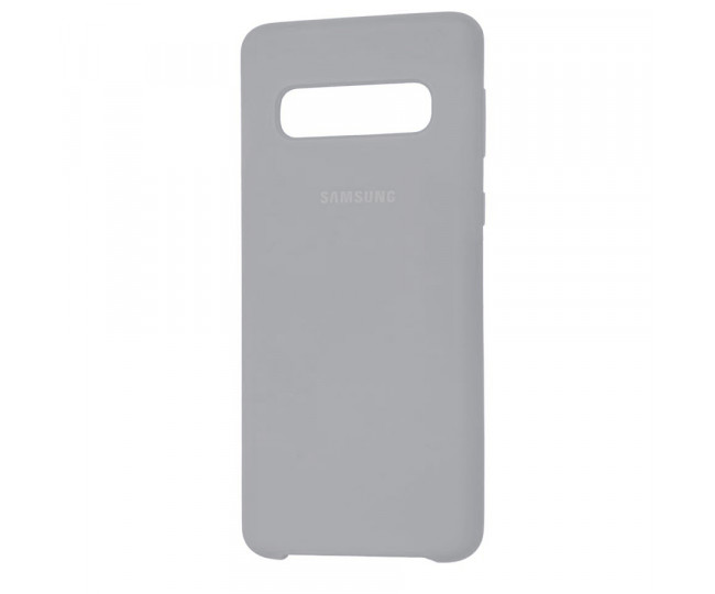Чохол Samsung Silicone Cover для Samsung Galaxy S10 + Gray