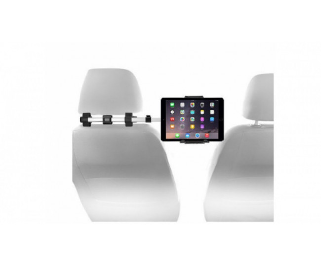 Тримач Macally Maunt for iPad 4,5 -10 на підголівник Silver HRMOUNTPRO