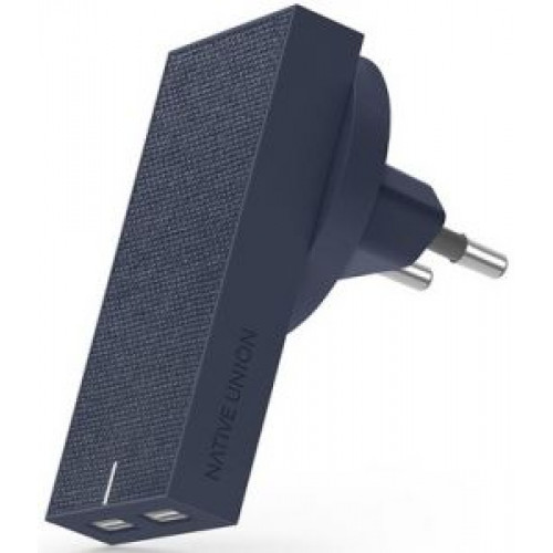 Зарядний Native Union Smart Charger 2-Port USB Fabric Marine (SMART-2-MAR-FB-INT)