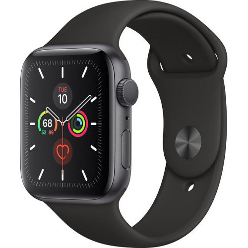 Apple Watch Series 5 GPS + Cell 44mm Space Gray Aluminum Case with Black Sport Band (MWW12, MWWE) б/у