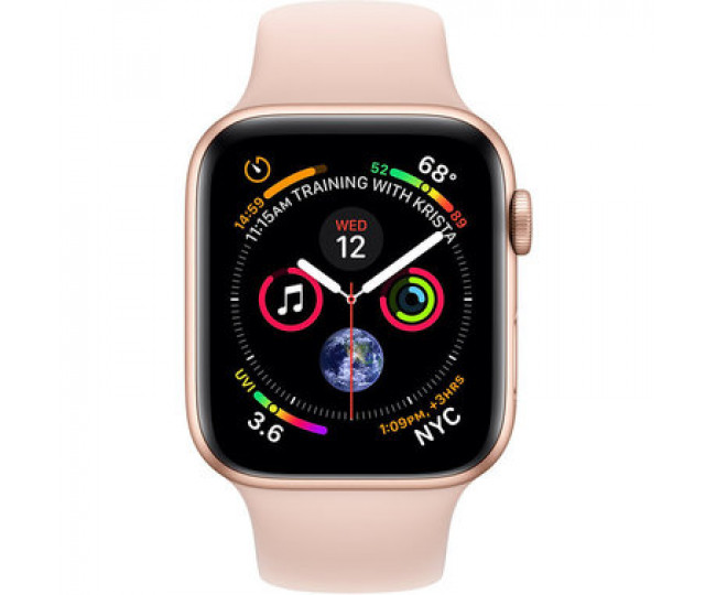 Apple Watch Series 4 40mm Gold Aluminum with Pink Sand Sport Band (MU682) б/у