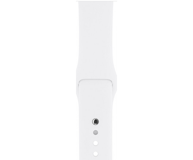 Apple Watch Series 3 42mm Silver Aluminum Case with White Sport Band (MTF22) б/у