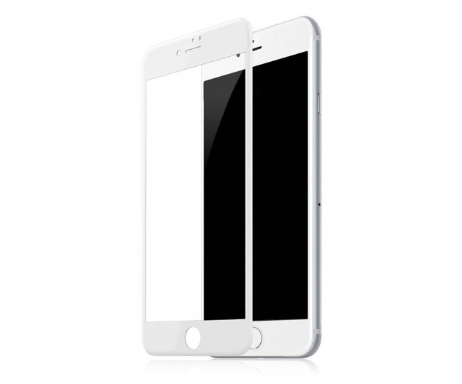 Захисне скло 5D для iPhone 6Plus/6SPlus White б/к