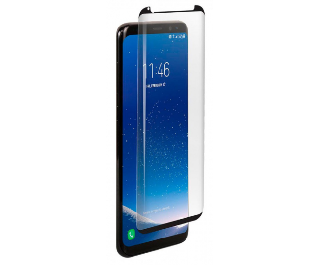 Защитное стекло 5D для Samsung S8 Plus Black