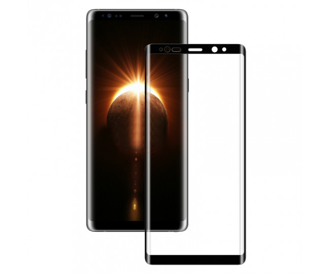 Захисне скло 5D для Samsung Note 8 Black