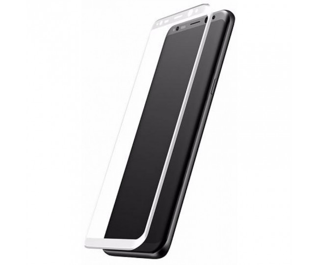 Защитное стекло Baseus 3D для Samsung Galaxy S8 White
