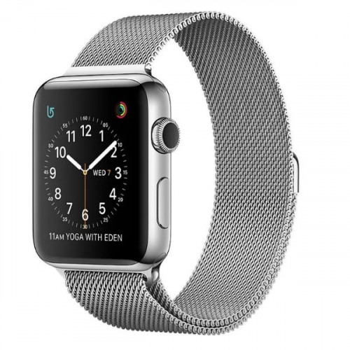 Ремешок для Apple Watch 38mm Milanese Loop Silver