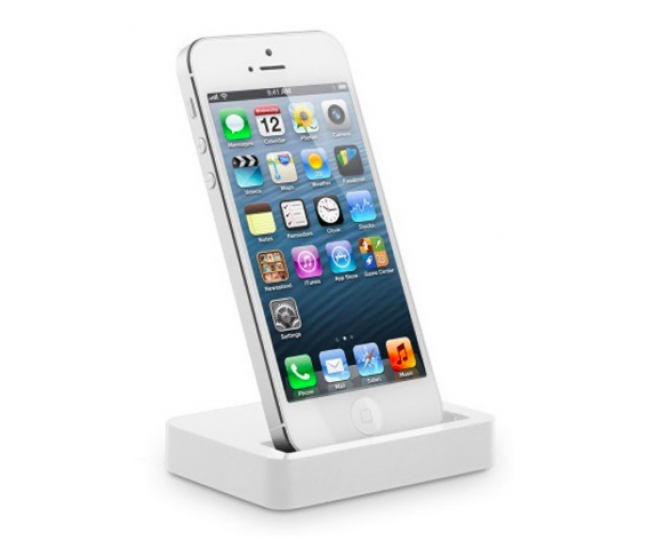 Док-станция Belkin Charge + Sync Dock для iPhone 5s/SE/6/6s/7 с встроенным USB-кабелем Lightning