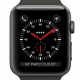 Apple Watch Space Gray Aluminum Case 42mm with Black Sport Band MQL12