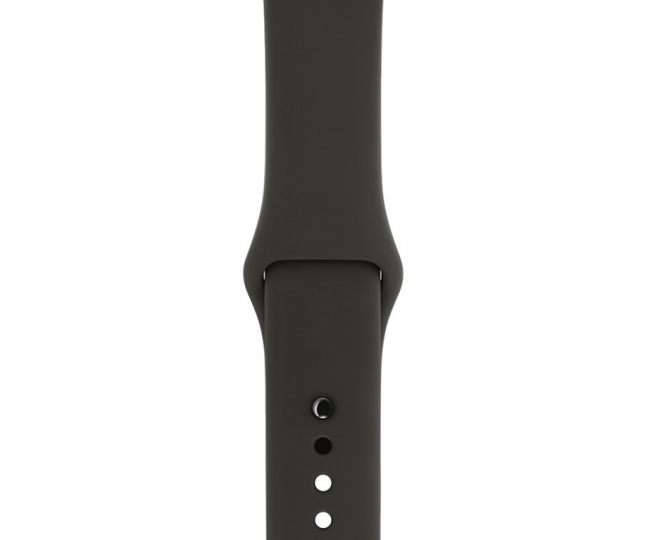 Apple Watch Space Gray Aluminum Case 42mm with Black Sport Band MQL12