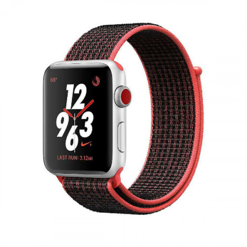 Apple Watch Series 3 Nike+ (GPS + LTE) 42mm Silver Aluminum Case/Bright Crimson/Black SportLoop (MQMG2) Apple Watch Series 3 Nike+ (GPS + LTE) 42mm Silver Aluminum Case/Bright Crimson/Black SportLoop (MQMG2)