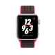 Apple Watch Series 3 Nike + (GPS + LTE) 42mm Silver Aluminum Case / Bright Crimson / Black SportLoop (MQMG2)