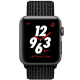 Apple Watch Series 3 Nike + GPS + LTE 38mm Space Gray Aluminium Case with Black / Pure Platinum Nike Sport Loop (MQL82)