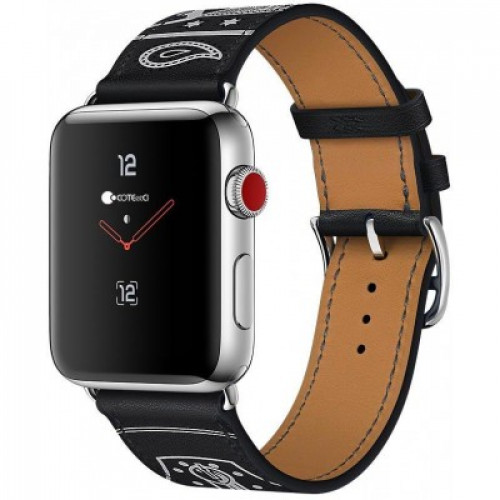 Ремешок COTEetCI Fashion W13 Leather for Apple Watch 38mm Black (WH5218-BK)