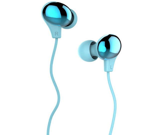 Навушники Usams US-SJ063 Color Beans Plating In-ear Earphone Ewave series Blue