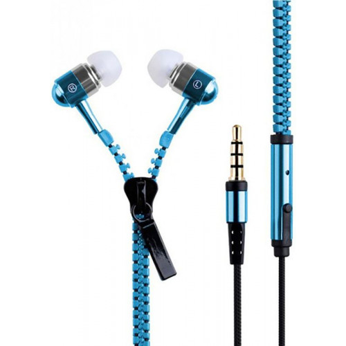 Навушники Zipper Earphones Blue