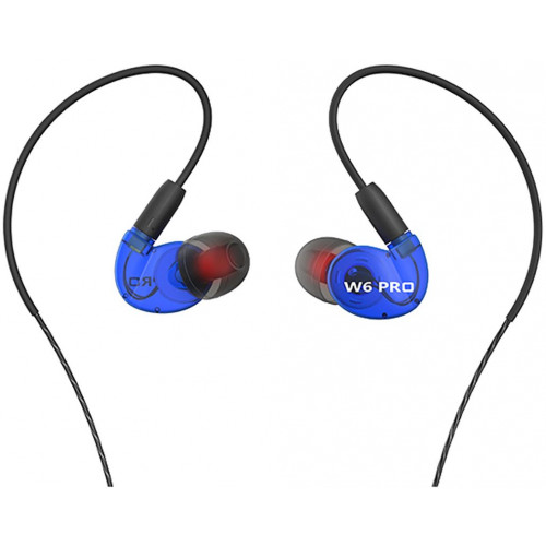 Навушники QKZ W6 pro Blue