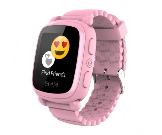 Детские смарт-часы Elari KidPhone 2 Pink с GPS-трекером (KP-2P)