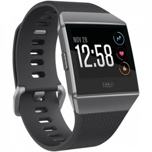 Smart часы FITBIT IONIC WATCH CHARCOAL / SMOKE GRAY ONE SIZE ( S & L INCLUDED ) FB503GYBK