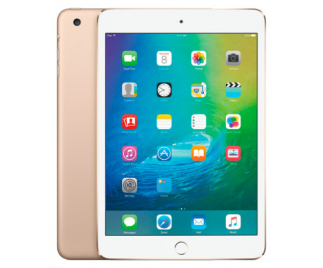 Apple iPad mini 4 with Retina display Wi-Fi 16GB Gold (MK6L2)
