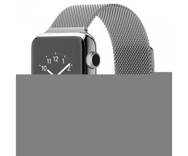 Ремінець для Apple Watch 38mm Milanese Loop Silver