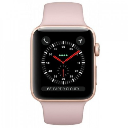 Apple Watch Series 3 GPS + LTE Gold Aluminum Case with Pink Sand Sport Loop (MQKT2) Apple Watch Series 3 GPS + LTE Gold Aluminum Case with Pink Sand Sport Loop (MQKT2)