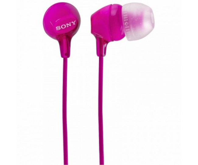 Навушники Sony MDR-EX15LP Pink, Mini jack (3.5 мм), вакуумні, кабель 1.2 м