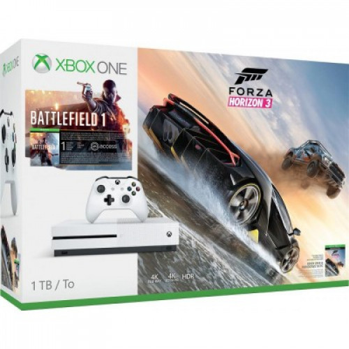 Игровая консоль Xbox ONE S 1TB + Игра Battlefield 1 (Гарантия 18 месяцев)