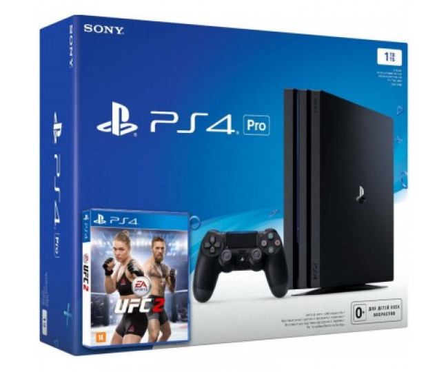 Sony Playstation 4 Pro 1000gb + Игра EA UFC 2