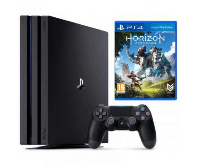Sony Playstation 4 Pro 1000gb + Игра Horizon Zero Dawn (Гарантия 18 месяцев)