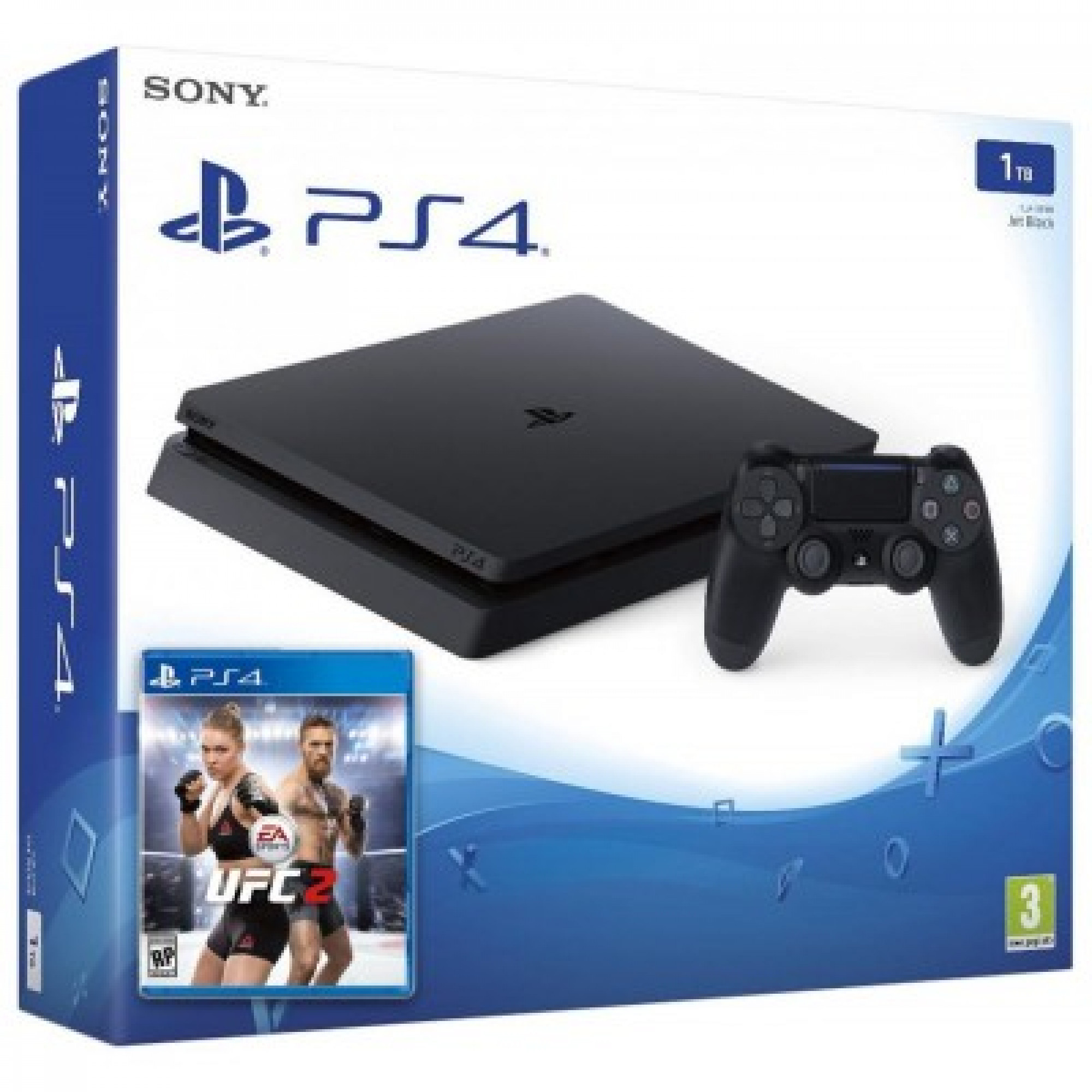 Sony Playstation 4 Slim 1000gb + Игра EA UFC 2