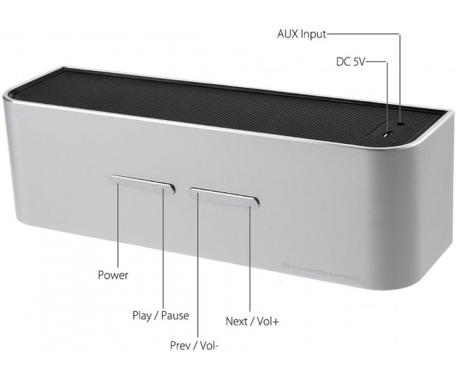 Акустическая система Remax RB-M8 Desktop Speaker Silver