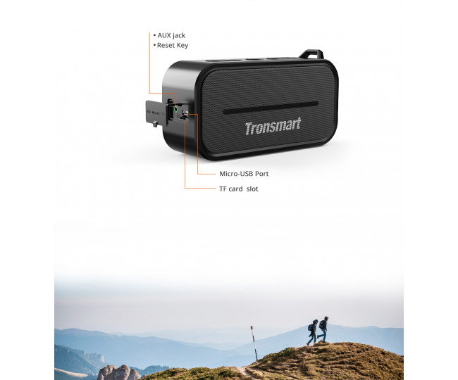 Акустическая система Tronsmart Element T2 Outdoor Bluetooth Speaker Black