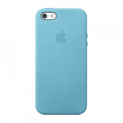 Чохол Apple Leather Case для iPhone 5/5s/SE Blue (MF044)