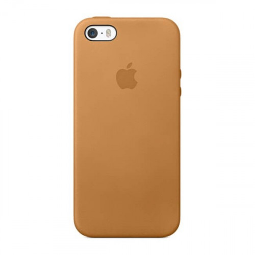 Чохол Apple Leather Case для iPhone 5 / 5s / SE Brown (MF041)