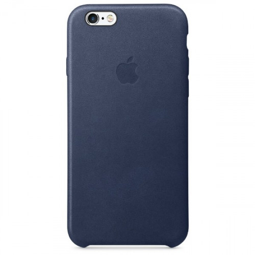 Чохол Apple Leather Case для iPhone 6 / 6s Midnight Blue (MKXU2)