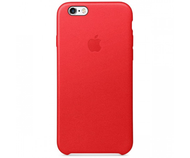 Чохол Apple Leather Case для iPhone 6 / 6s (PRODUCT) Red (MKXX2)
