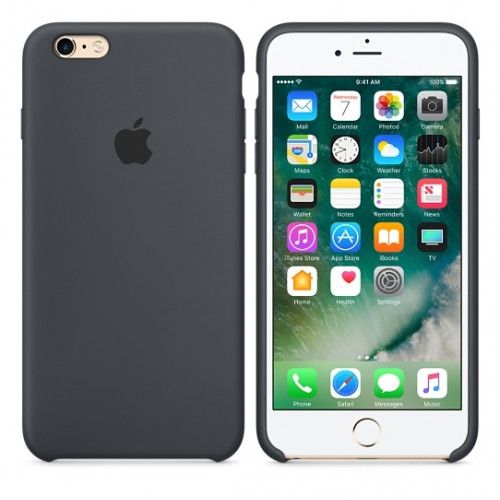 Чохол Apple iPhone 6 / 6s Silicone Case - Charcoal Gray MKY02