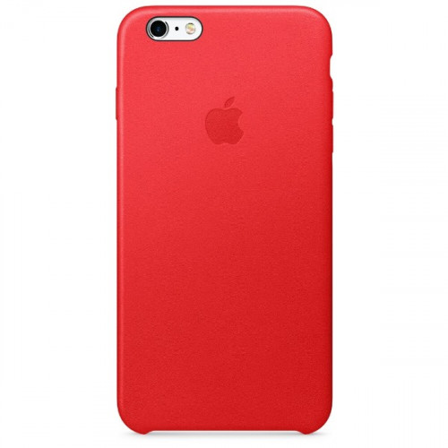 Чохол Apple Leather Case для iPhone 6/6s Plus RED (MKXG2)