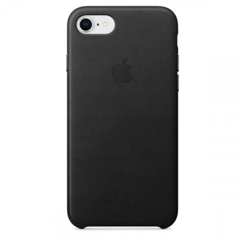 Оригінальний чохол Apple Leather Case для iPhone 8/7 Black (MQH92)