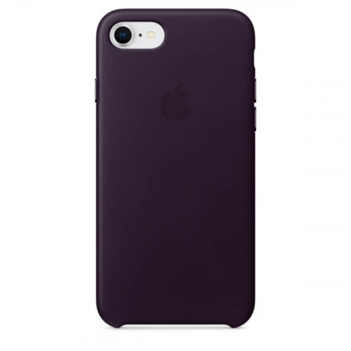 Оригінальний чохол Apple Leather Case для iPhone 8/7 Dark Aubergine (MQHD2)