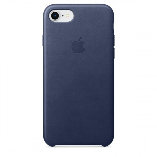 Оригінальний чохол Apple Leather Case для iPhone 8/7 Midnight Blue (MQH82)