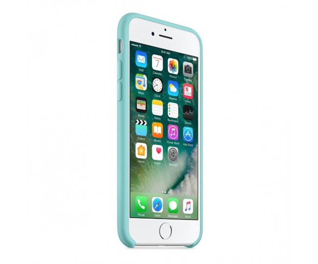 Чохол Apple iPhone 7 Silicone Case - Sea Blue (MMX02)
