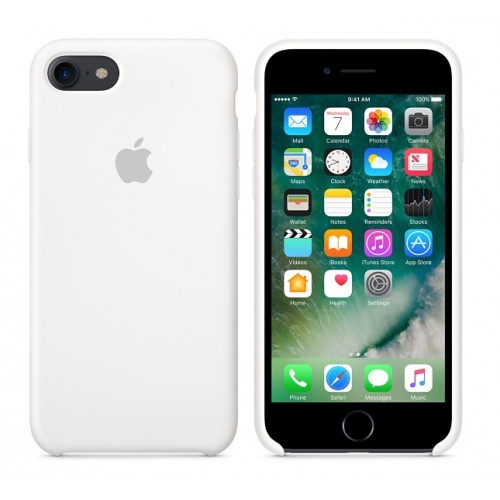 Чохол Apple iPhone 7 Silicone Case - White (MMWF2)