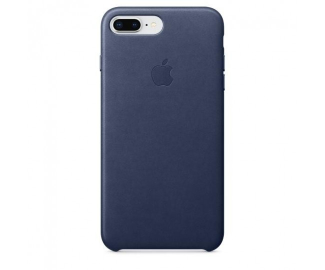 Оригінальний чохол Apple Leather Case для iPhone 8 Plus / 7 Plus Midnight Blue (MQHL2)