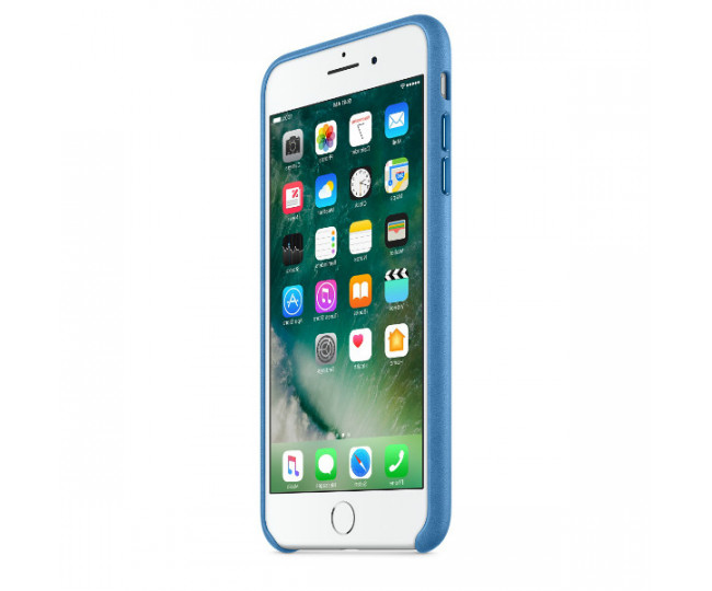 Чохол Apple iPhone 7 Plus Leather Case - Sea Blue (MMYH2)